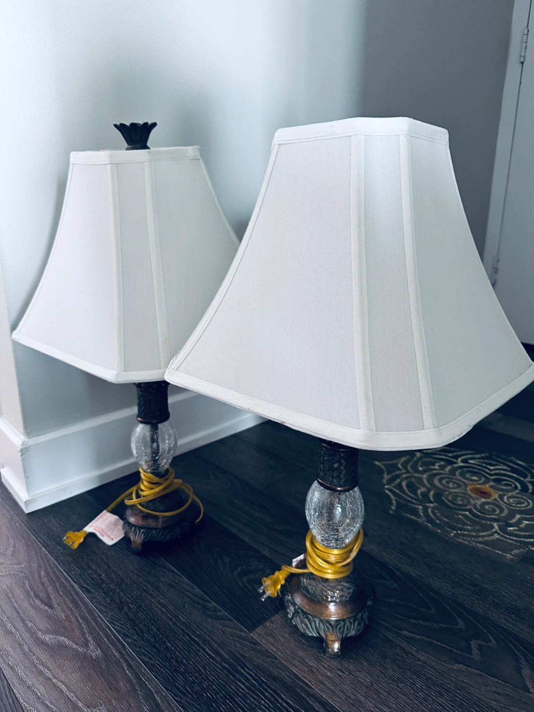 Set of Two Vintage-Style Table Lamps