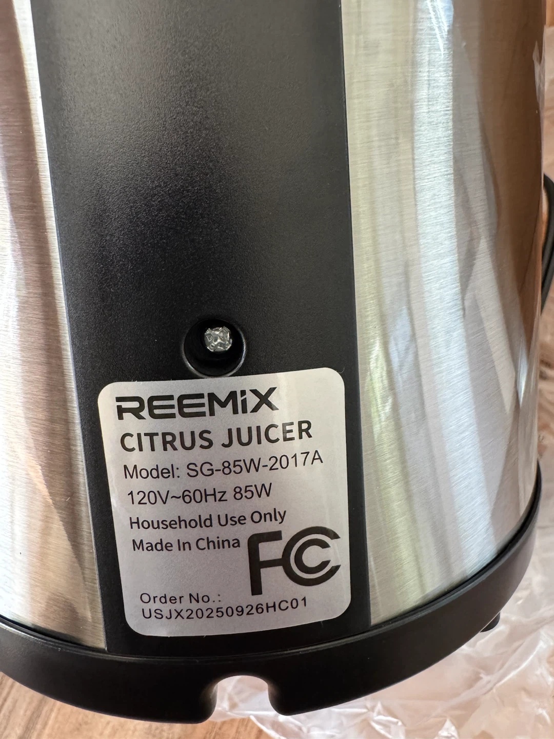 New Reemix Electric Citrus Juicer - photo 4