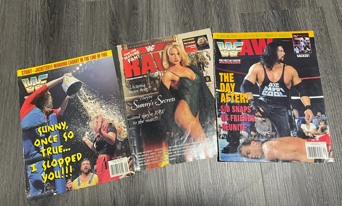 WWF Wrestling Magazine Lot