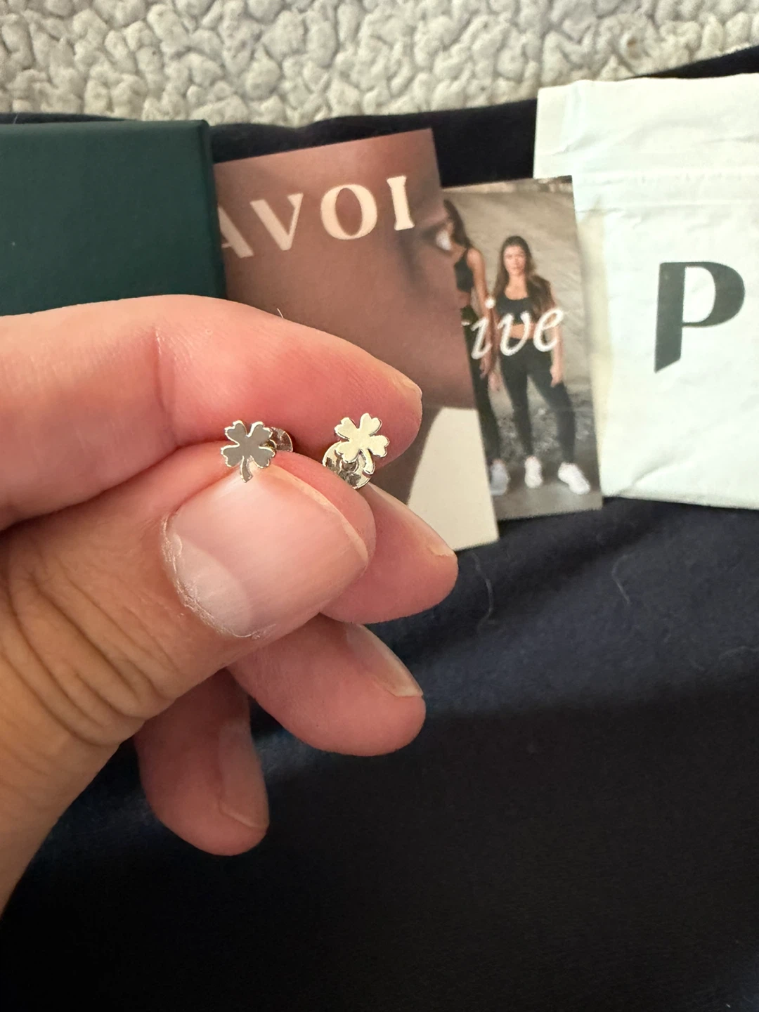 PAVOI Four-Leaf Clover Stud Earrings - photo 3