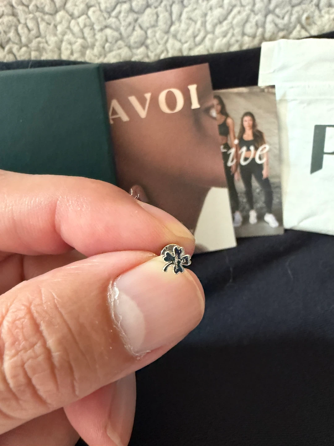 PAVOI Four-Leaf Clover Stud Earrings - photo 2