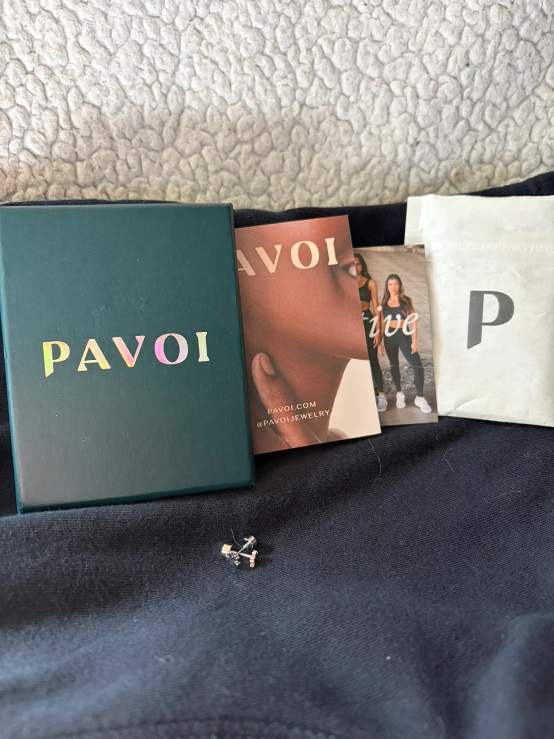 PAVOI Four-Leaf Clover Stud Earrings