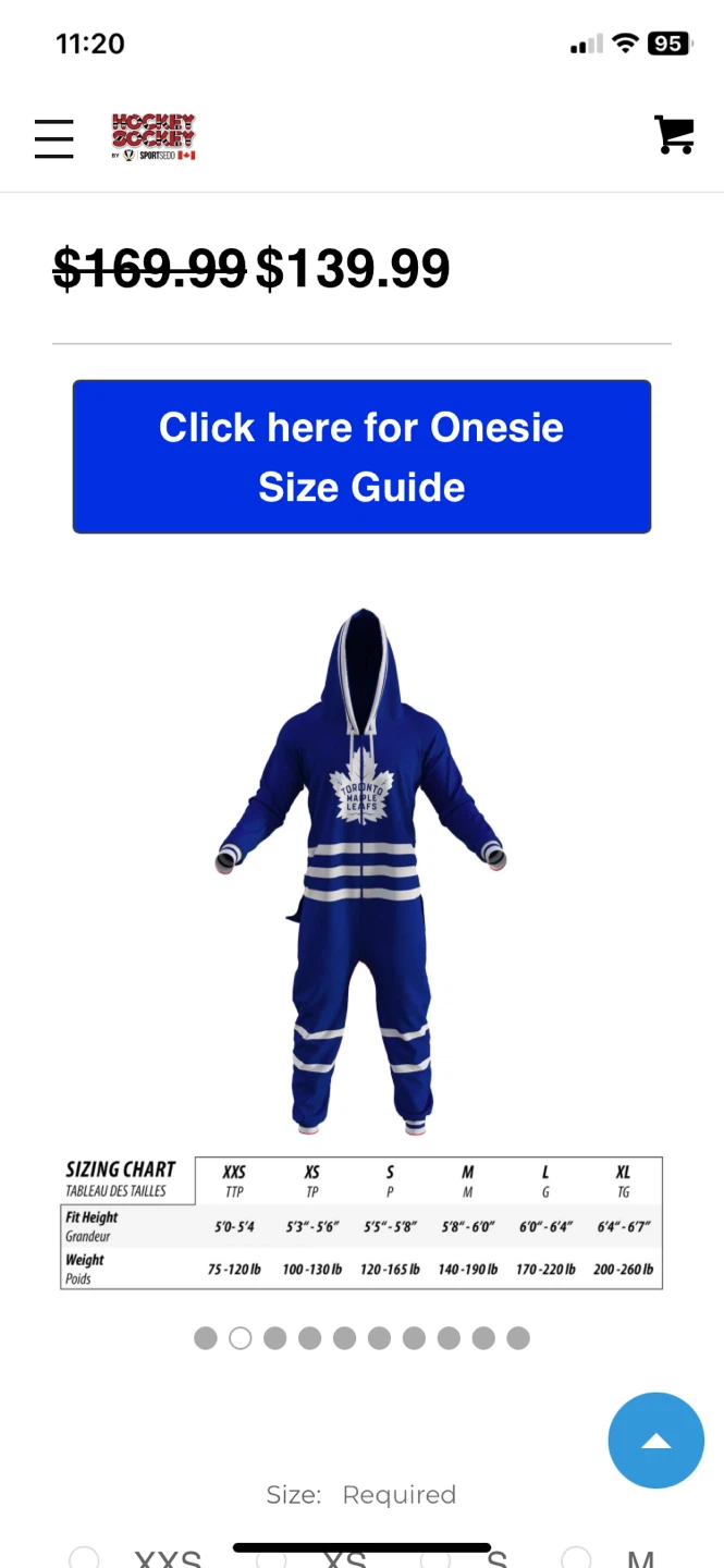 Toronto Maple Leafs Onesie