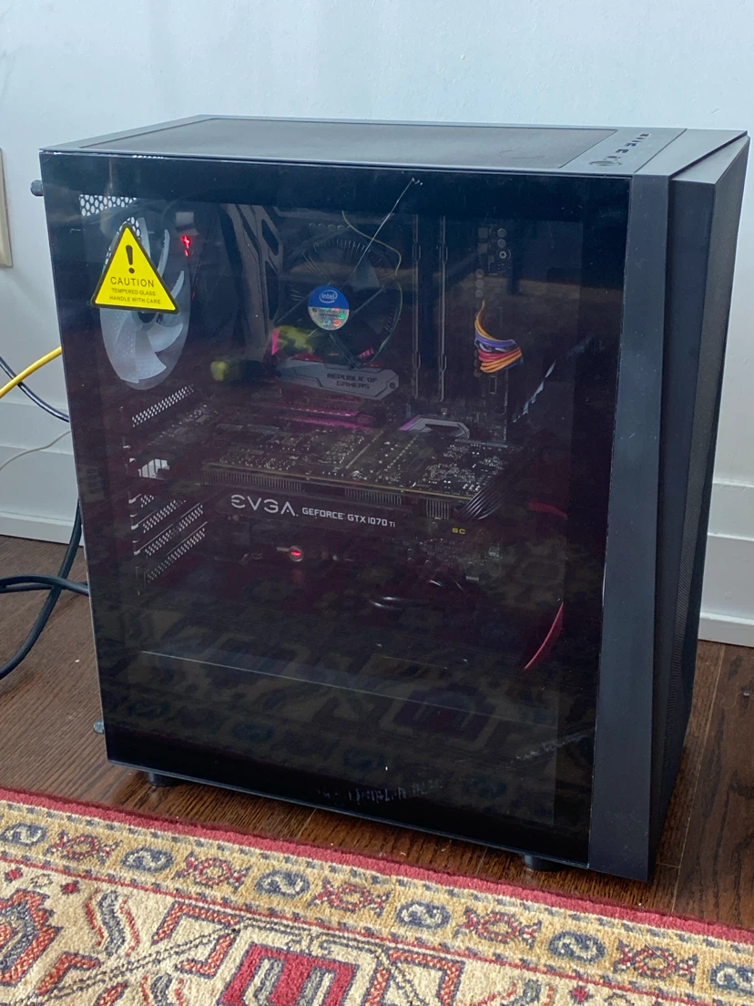 Gaming PC with Intel i7-8700K and EVGA GTX 1070 Ti