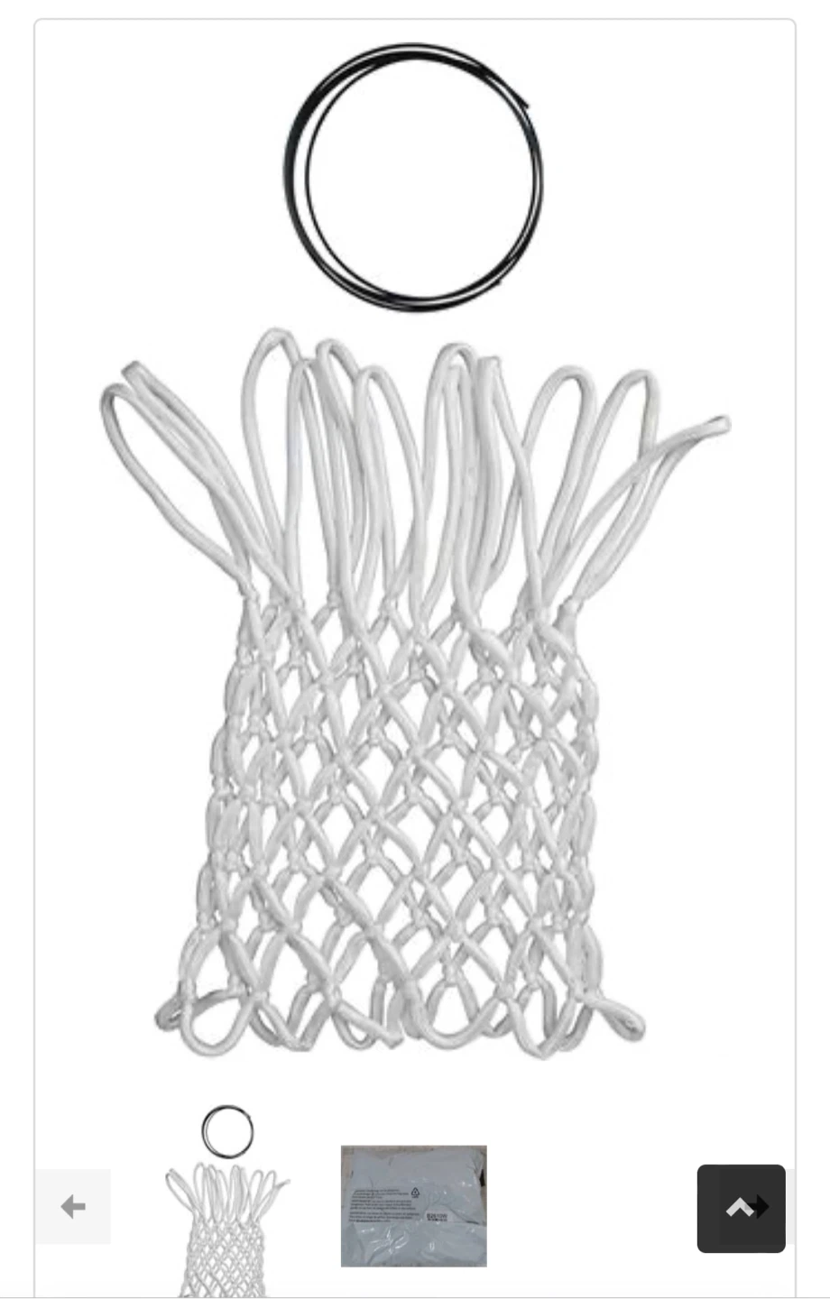 Goalrilla 180 Basketball Rim Replacement Net and Cable