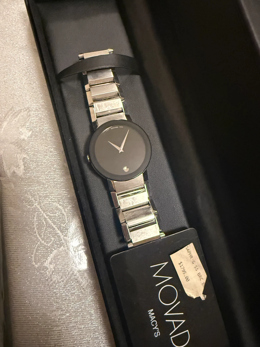 Movado Sapphire Stainless Steel Watch - photo 3