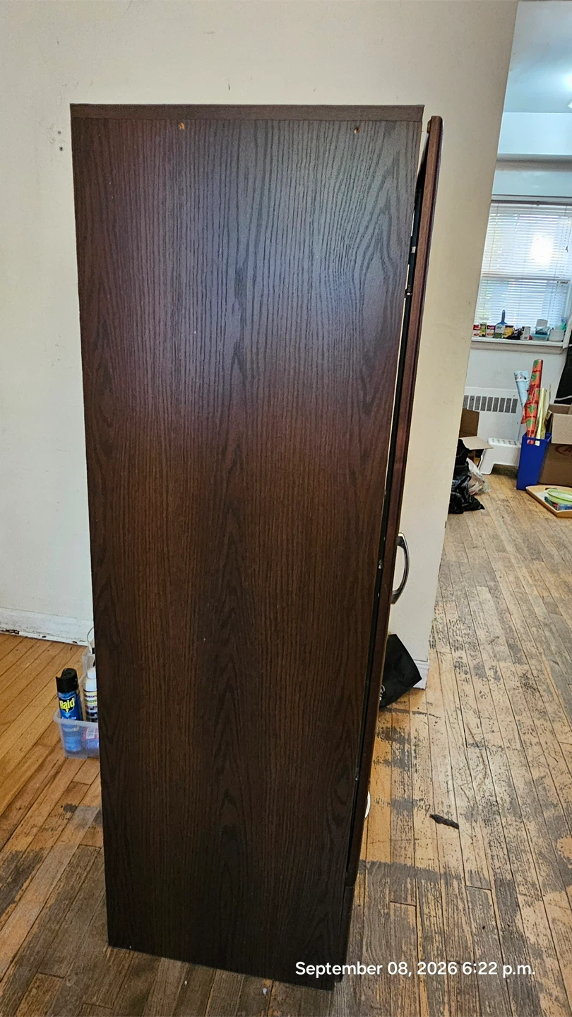 Dark Cabinet with Glass Doors - photo 2