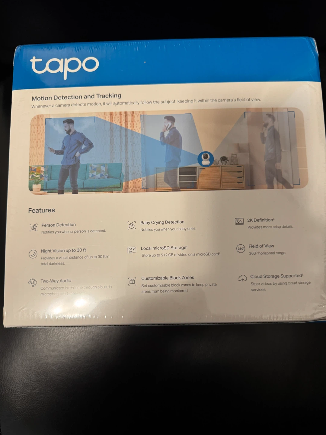Tapo C210 Pan/Tilt Home Security Wi-Fi Camera 2-Pack - photo 3