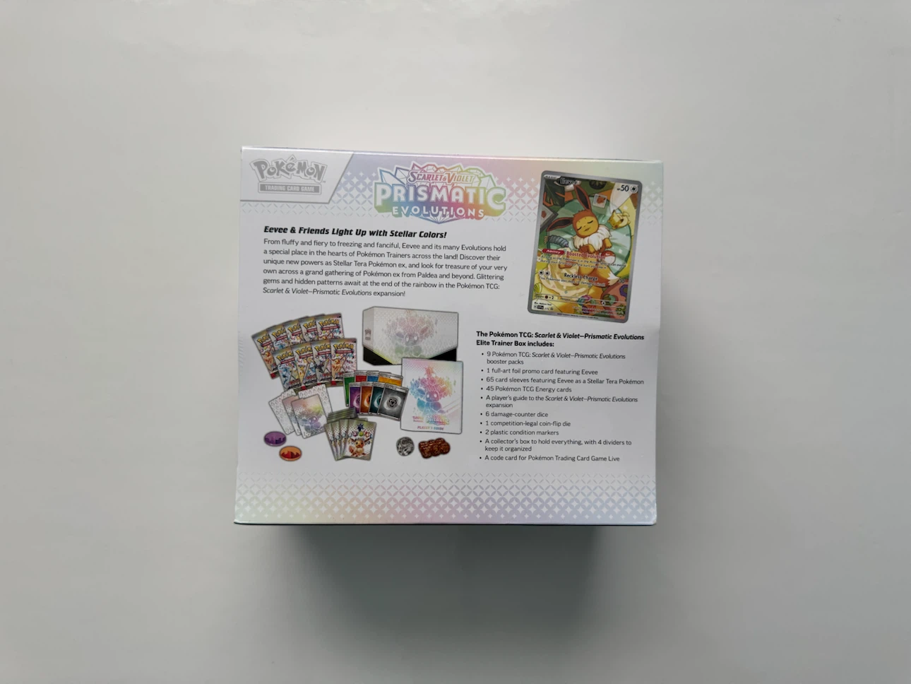 Pokémon TCG: Scarlet & Violet Prismatic Evolutions ETB - photo 2