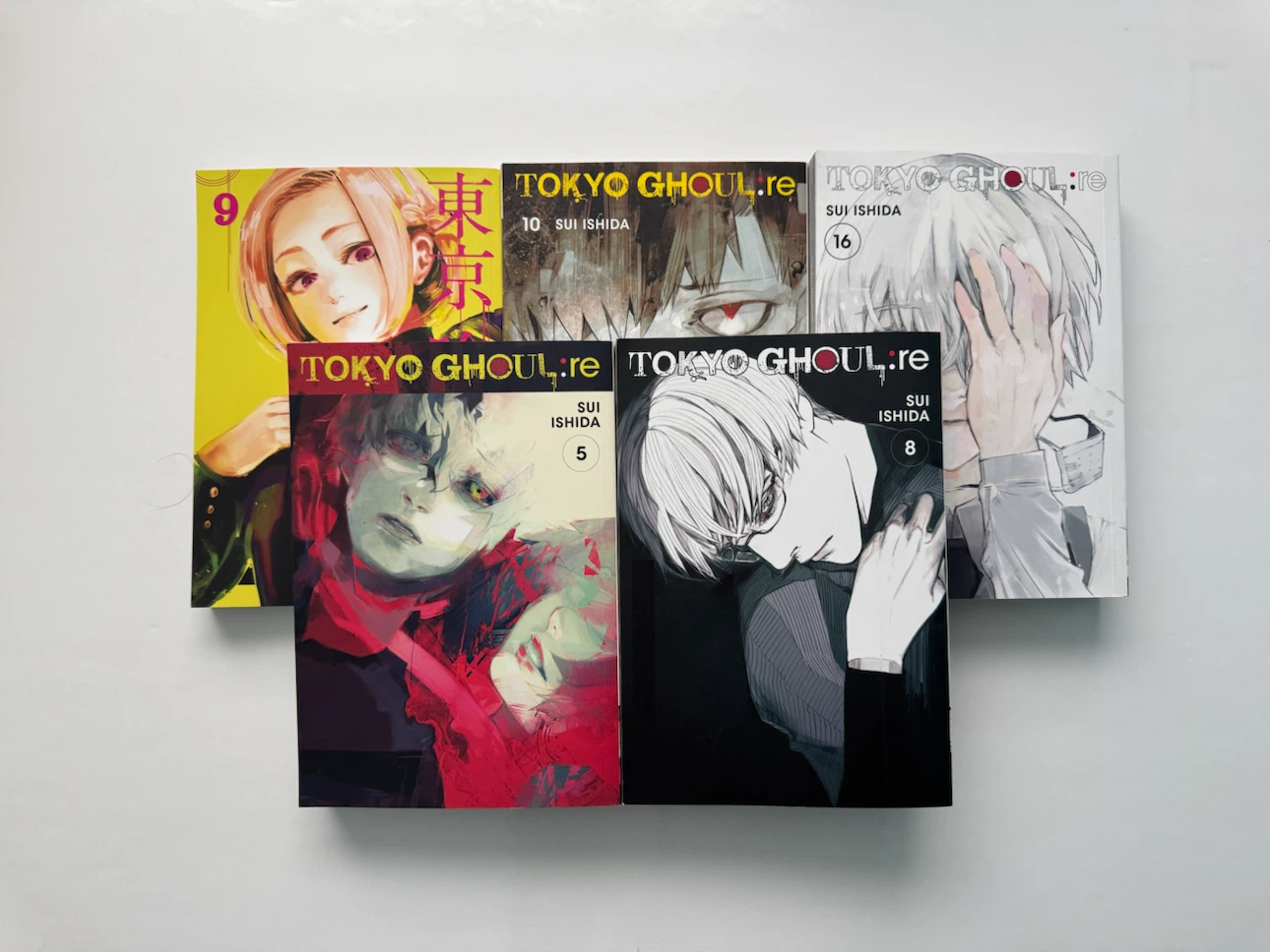 Tokyo Ghoul:re Manga Volumes 5, 8, 9, 10, and 16 - photo 2