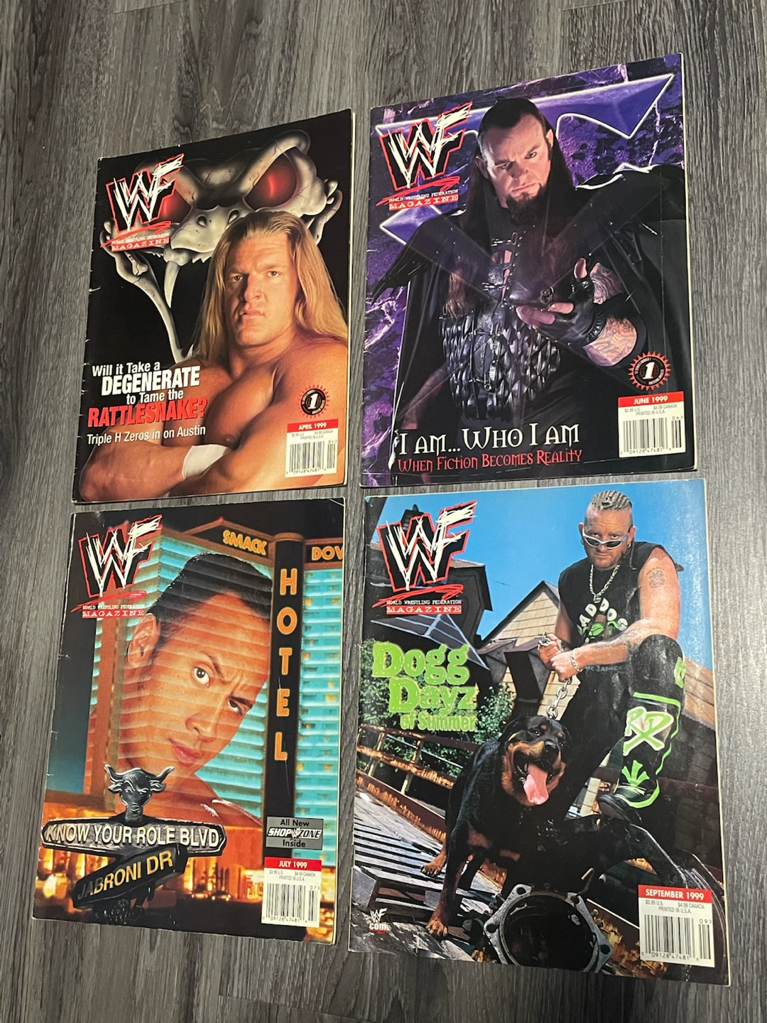 Attitude Era WWF Magazines