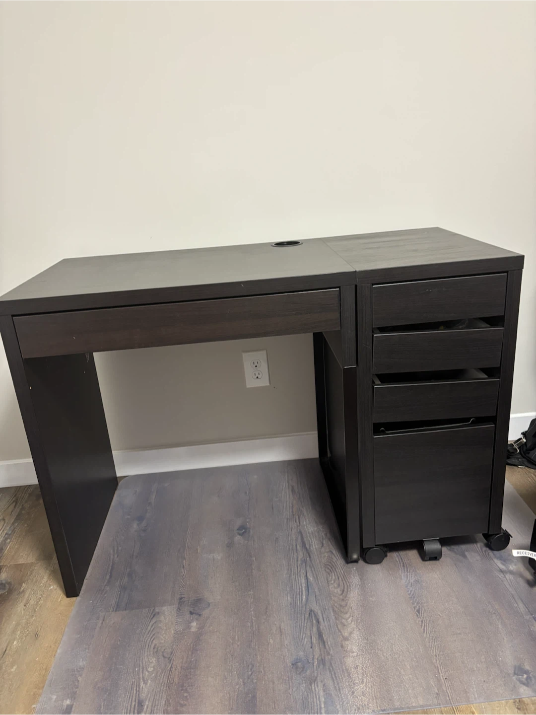 IKEA MICKE Desk with Integrated Drawer Unit