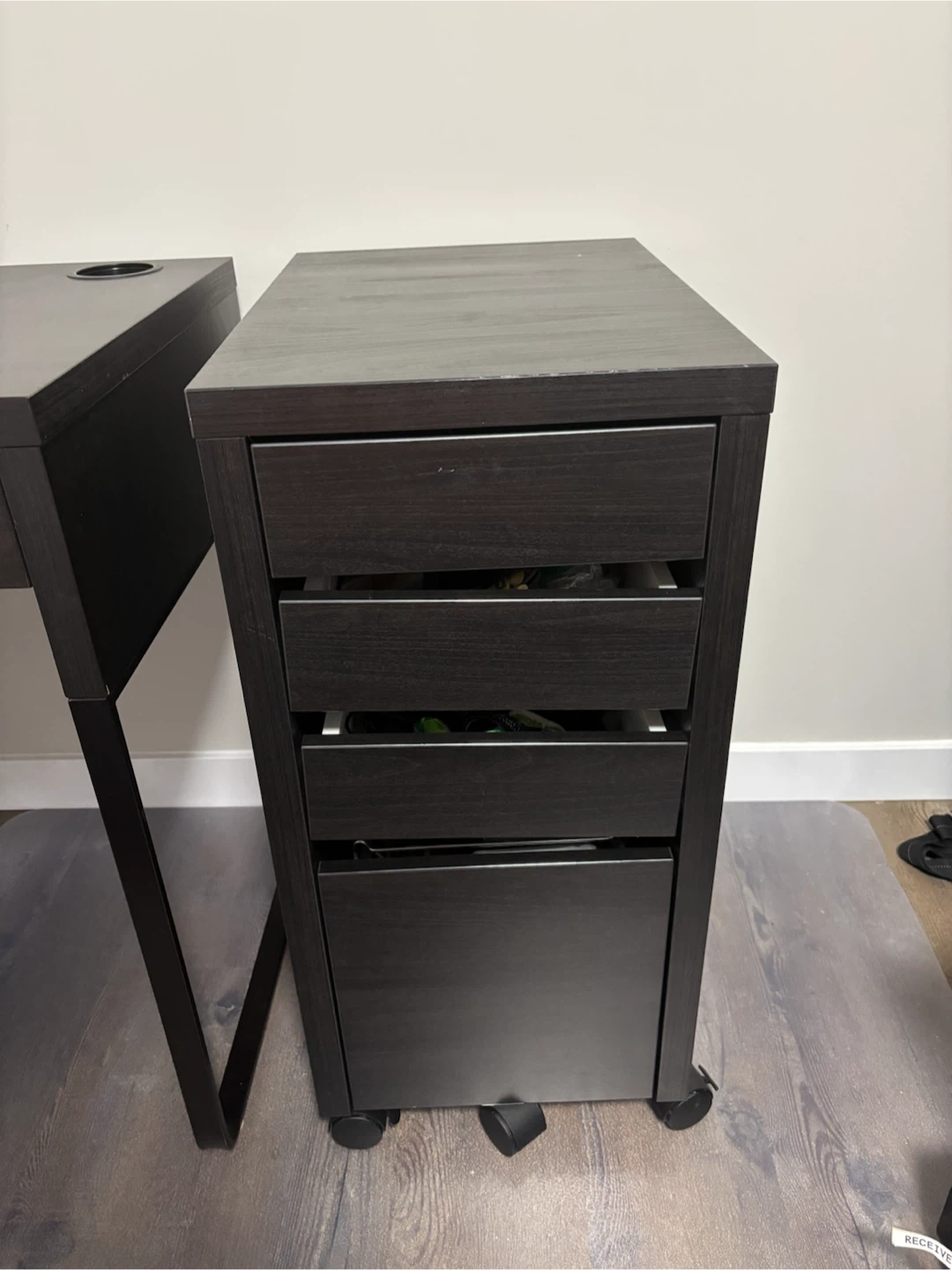 IKEA MICKE Desk with Integrated Drawer Unit - photo 3