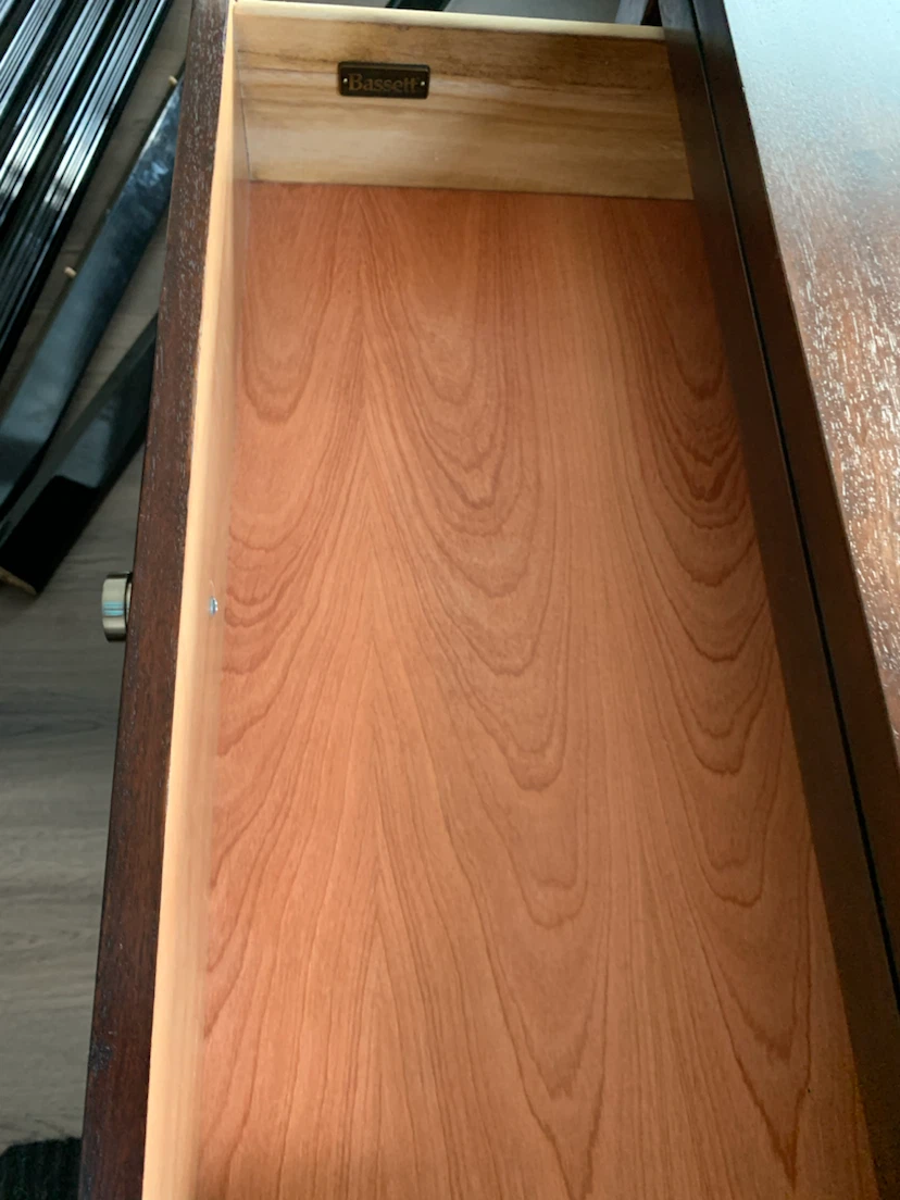Bassett Dark Wood Side Table - photo 3