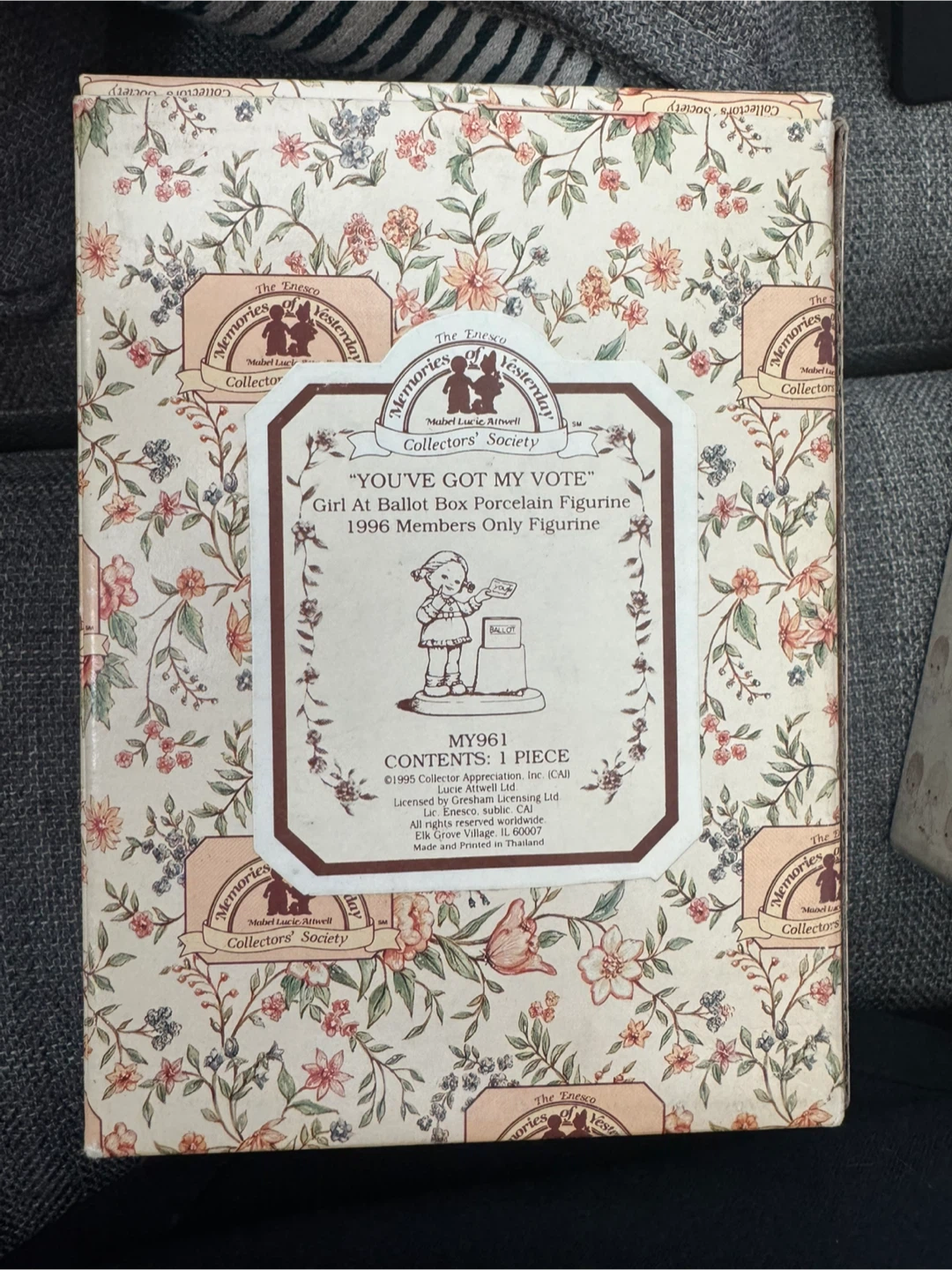 Enesco You've Got My Vote Figurine