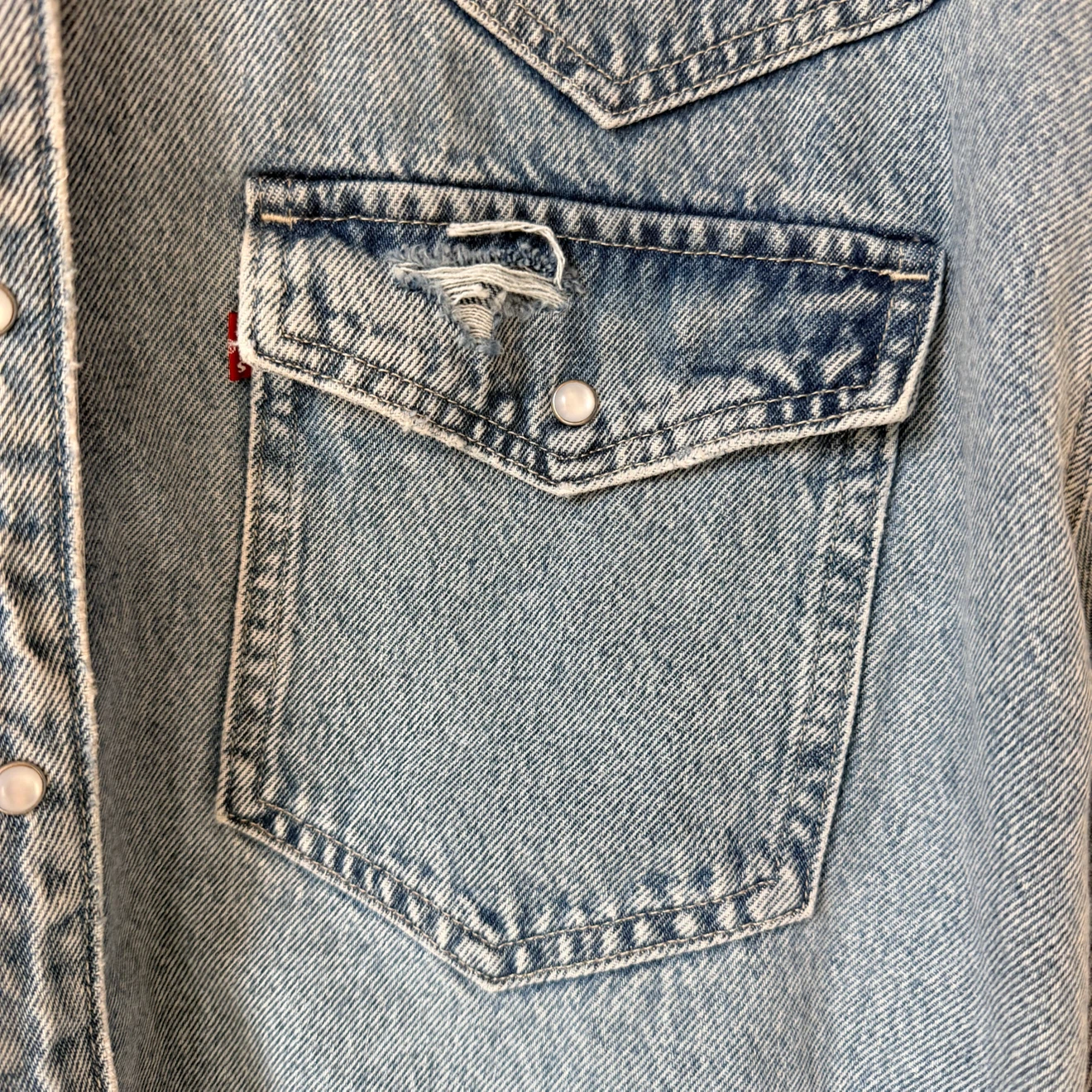 NEW Levi’s Dylan Oversized Denim Shirt 1X 14-16 - photo 5