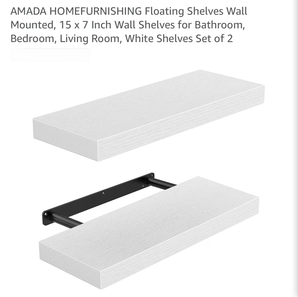 AMADA HOMEFURNISHING Floating Shelves Set