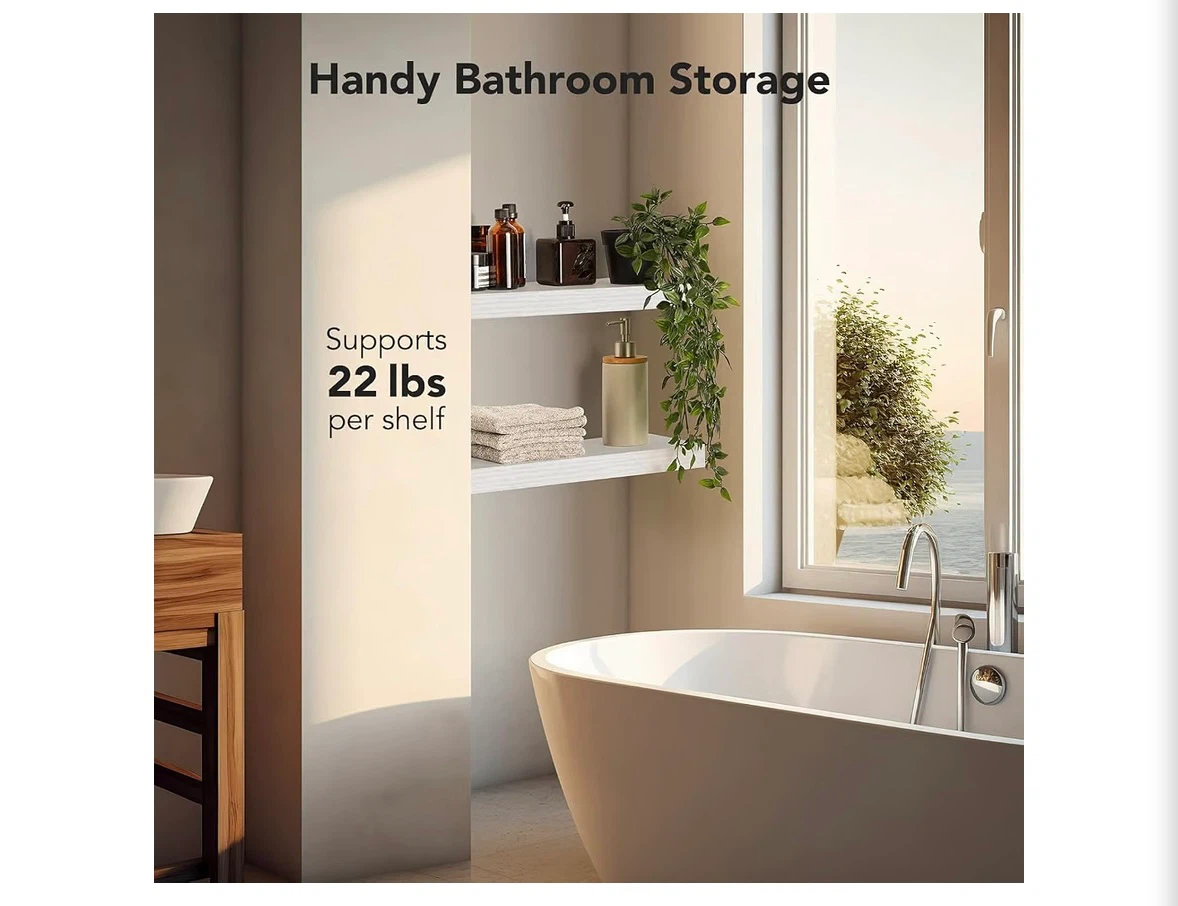AMADA HOMEFURNISHING Floating Shelves Set - photo 4