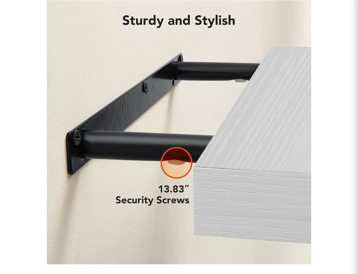 AMADA HOMEFURNISHING Floating Shelves Set - photo 5