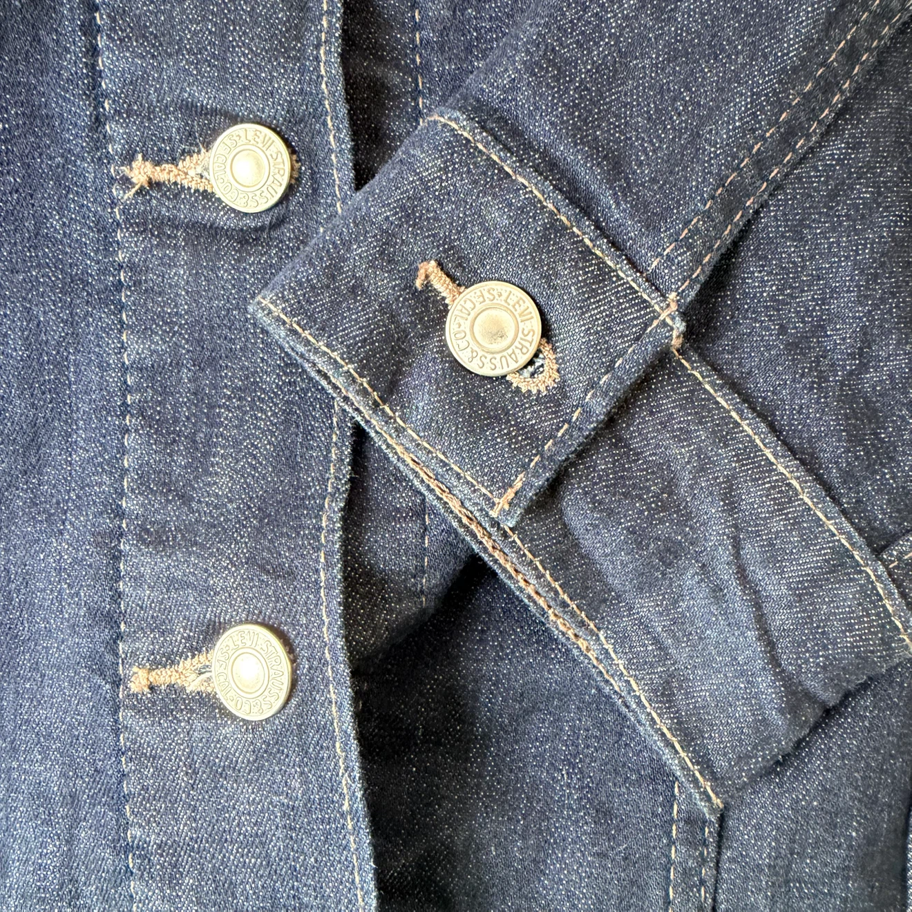 NEW Levi’s ‘90s Denim Trucker Jacket 3X 22-24 - photo 5