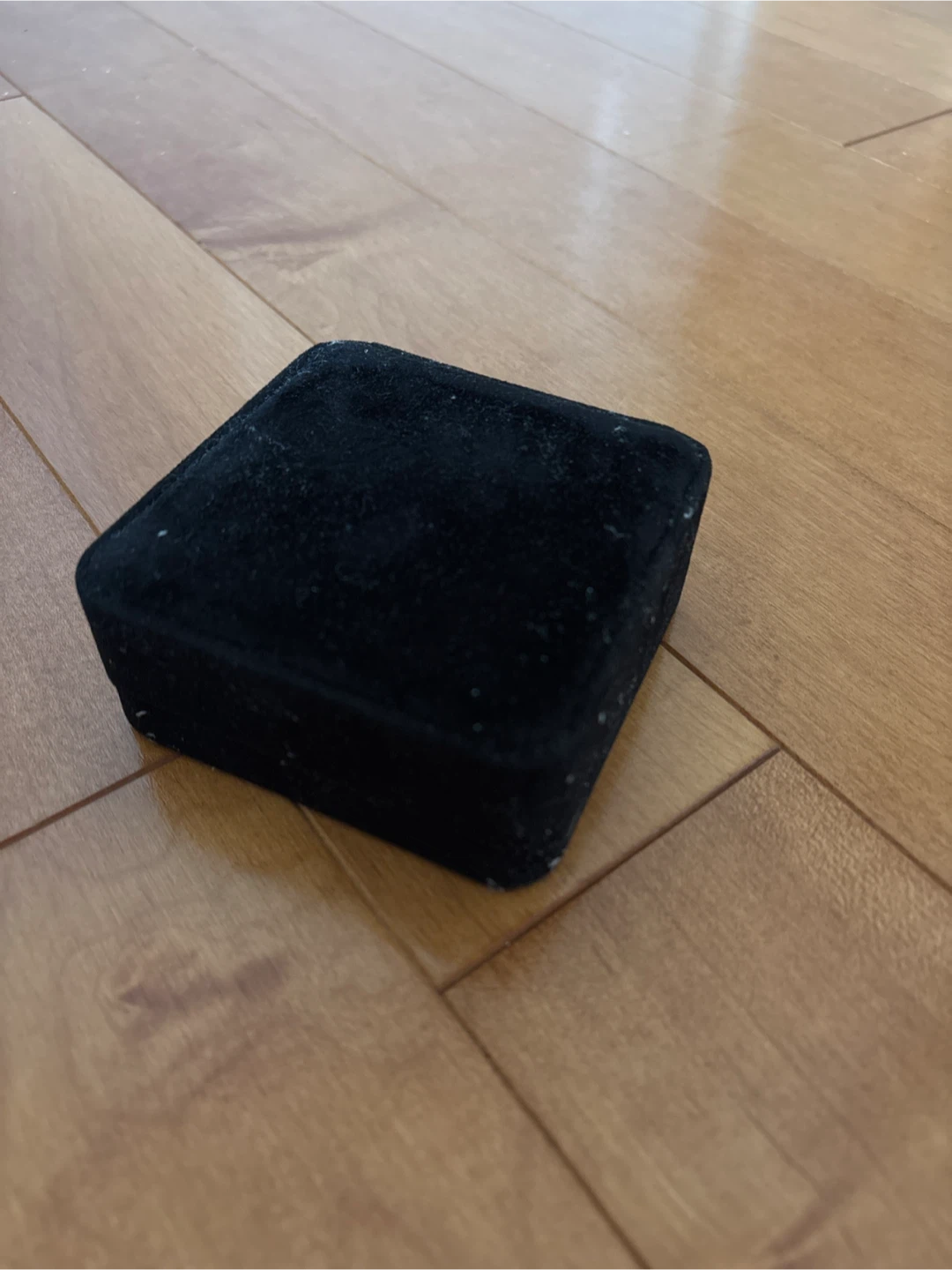Black Velvet Jewelry Box