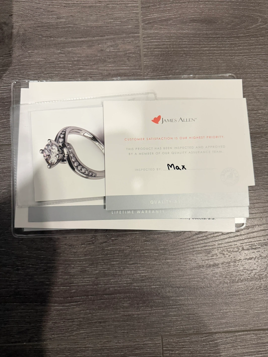 James Allen Diamond Engagement Ring - photo 4