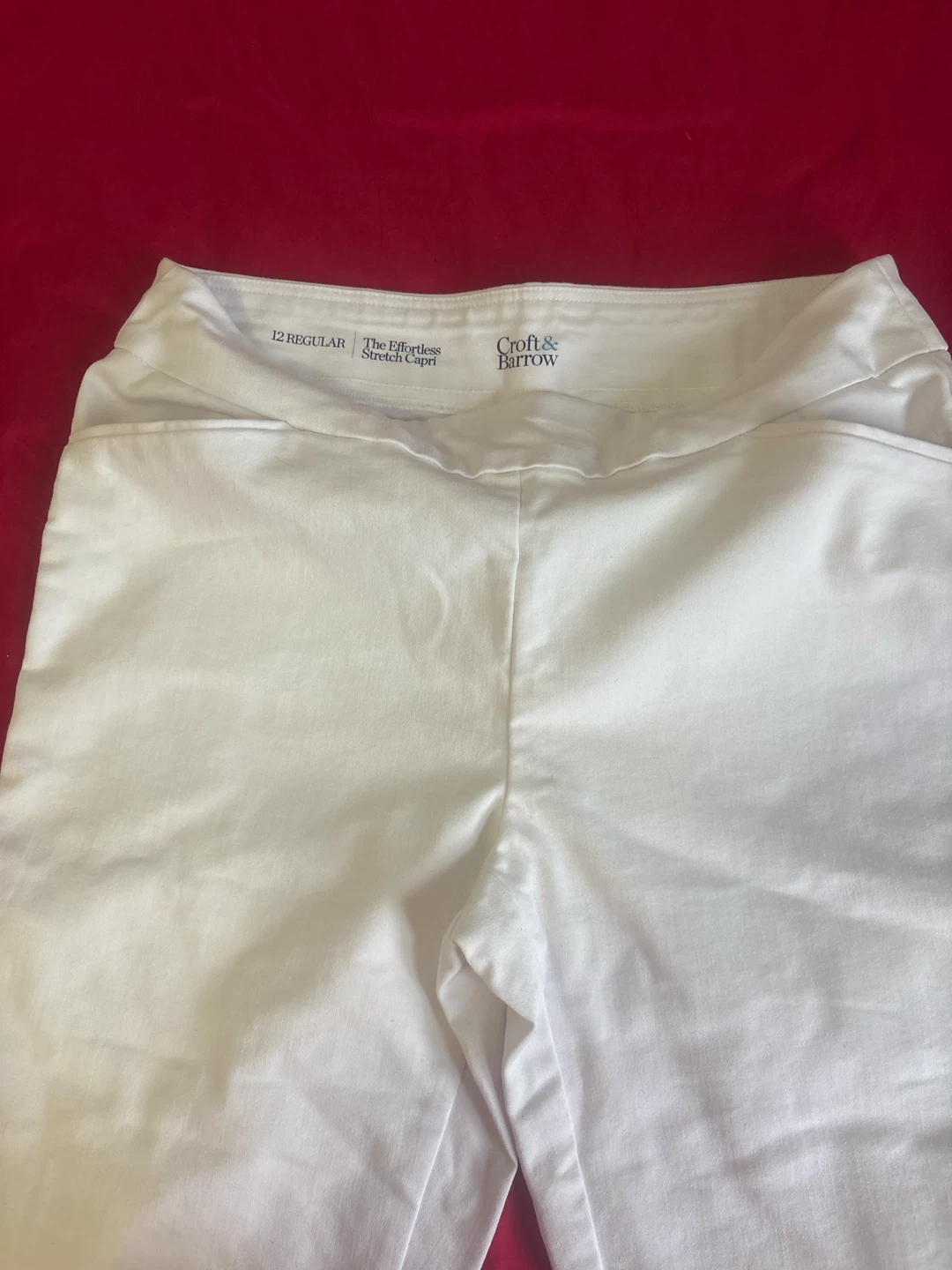Croft & Barrow The Effortless Stretch Capri White - photo 2