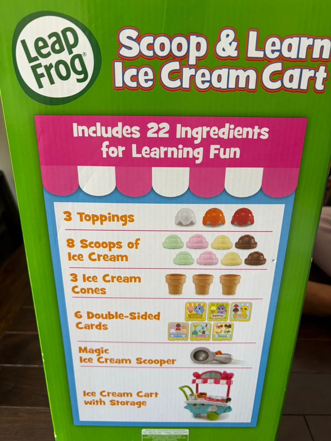 Brand new leapfrog ice cream cart toy - photo 2