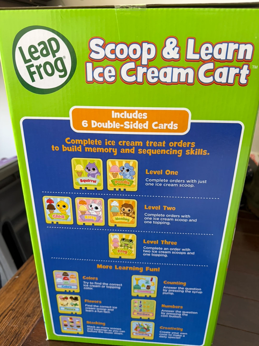 Brand new leapfrog ice cream cart toy - photo 4