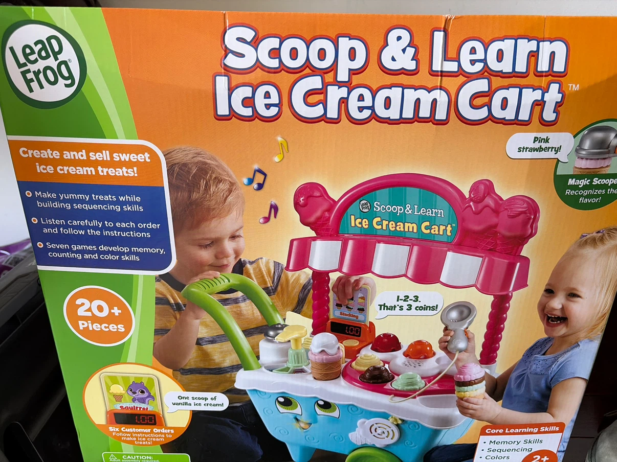 Brand new leapfrog ice cream cart toy - photo 5