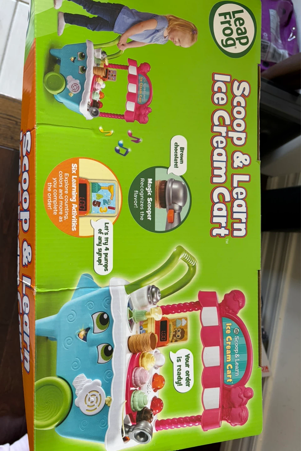 Brand new leapfrog ice cream cart toy - photo 3
