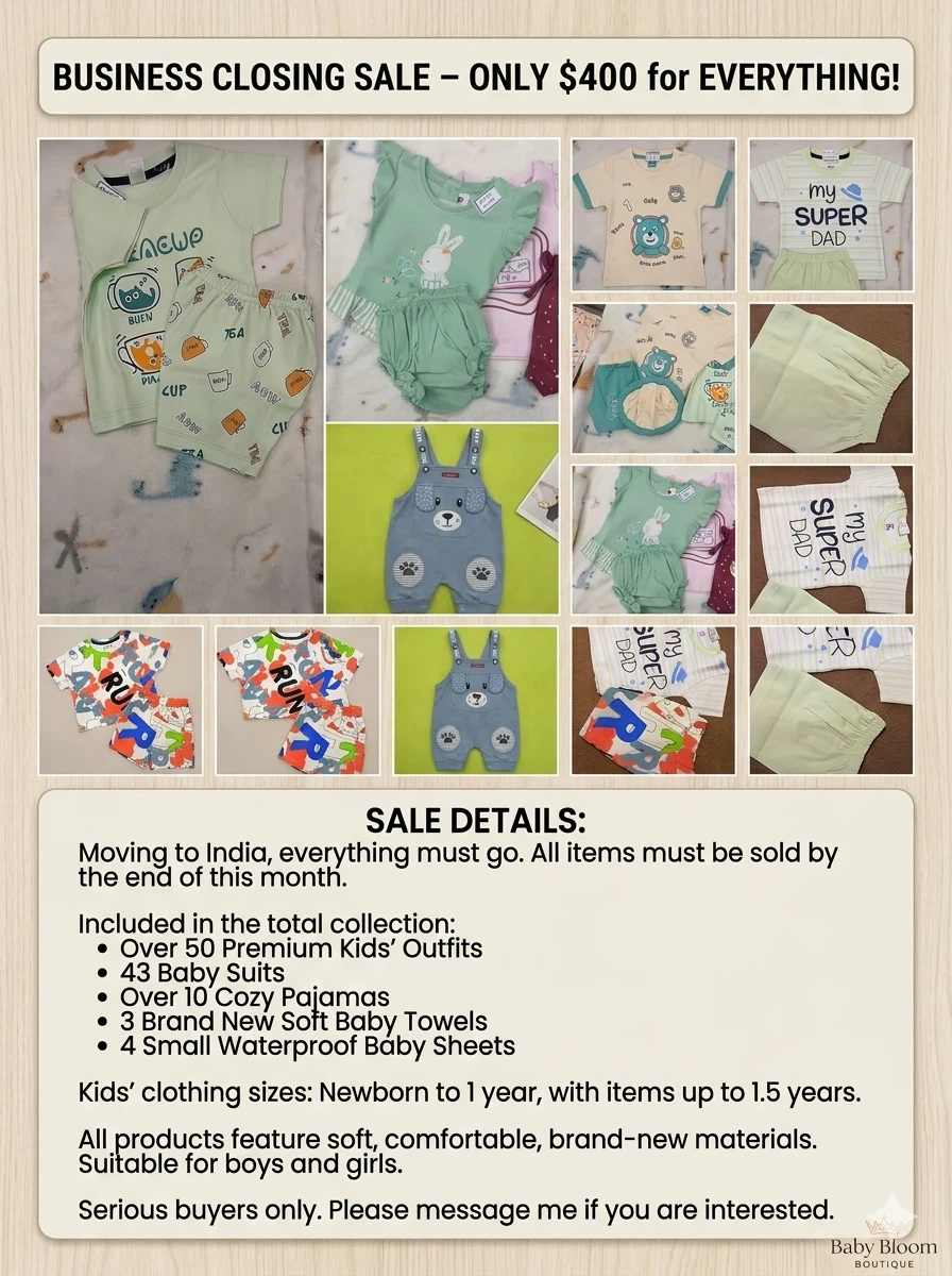 Baby Clothing Boutique Collection
