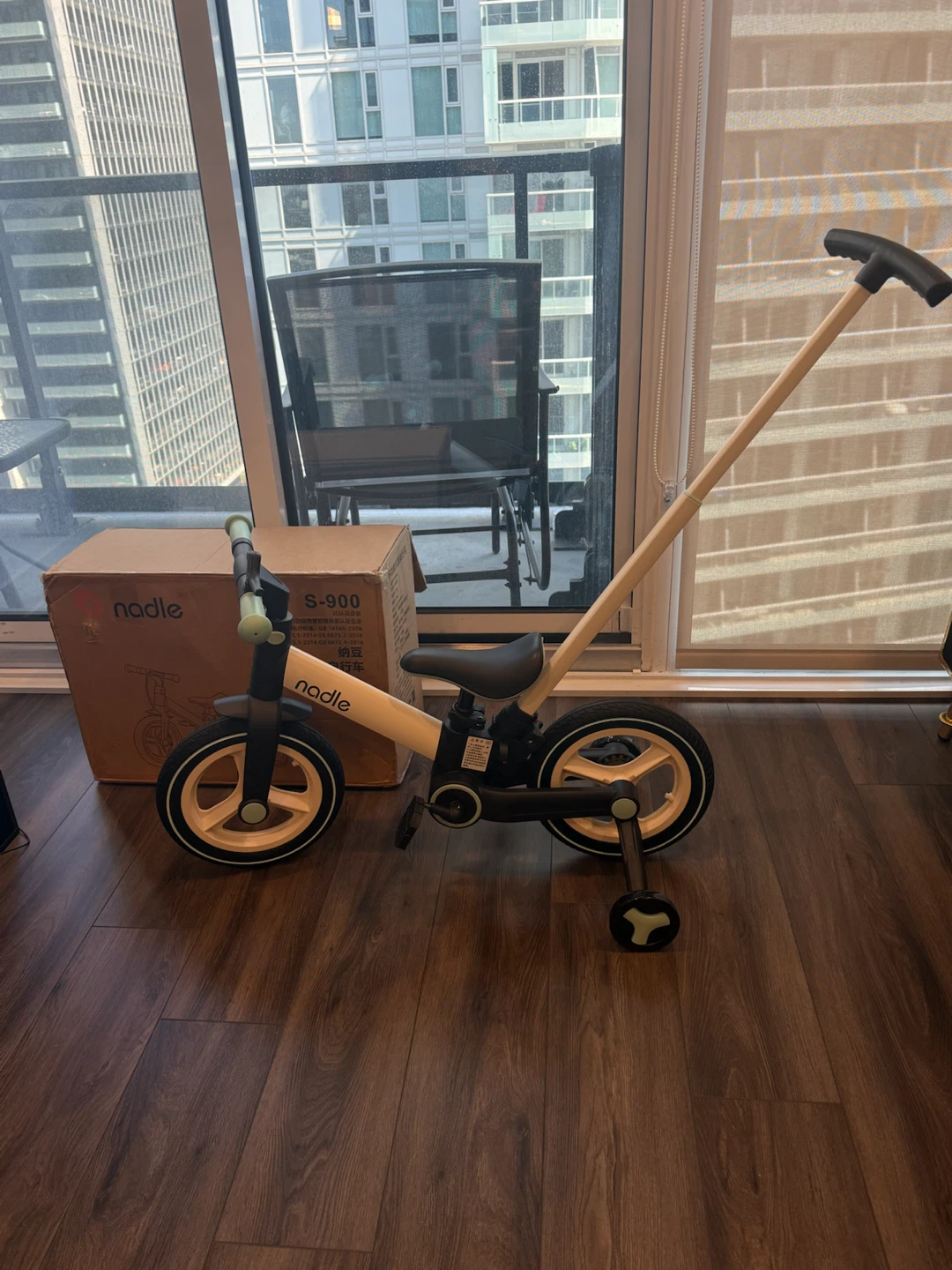 Nadle S-900 Kids Balance Bike with Parent Handle - photo 2