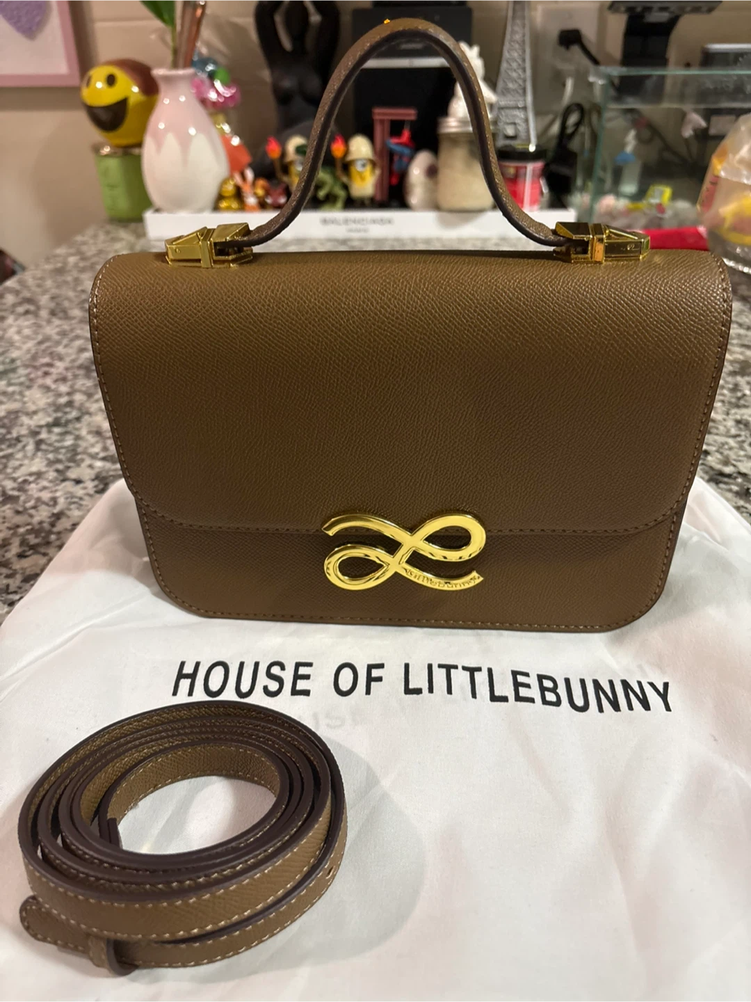 House of Littlebunny Brown Handbag