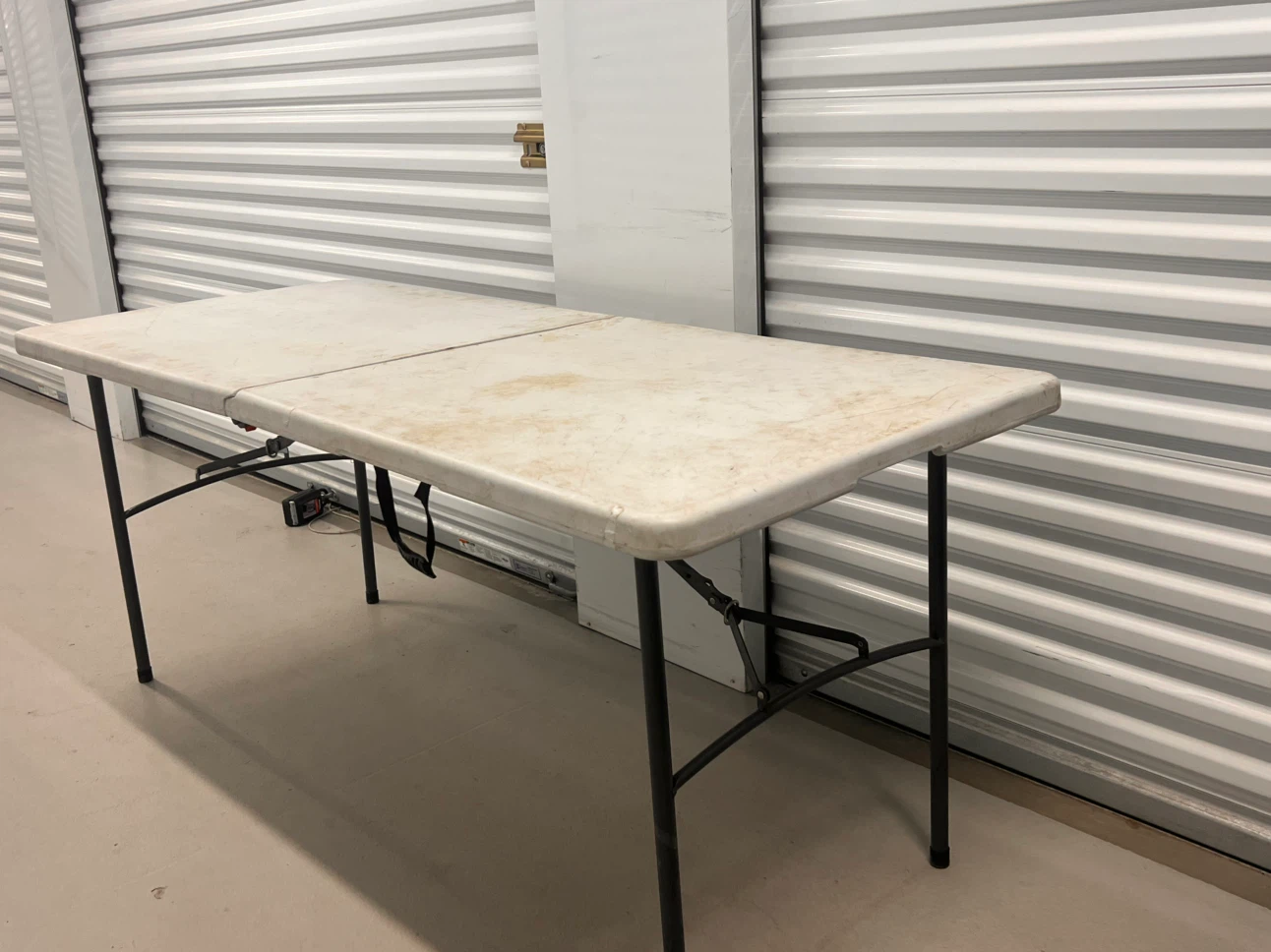 White Folding Table