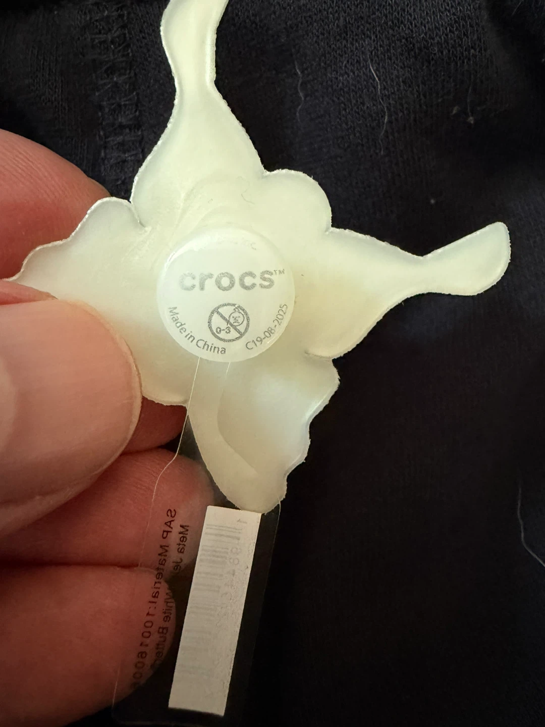Crocs Meta Jelly White Butterfly Jibbitz - photo 2