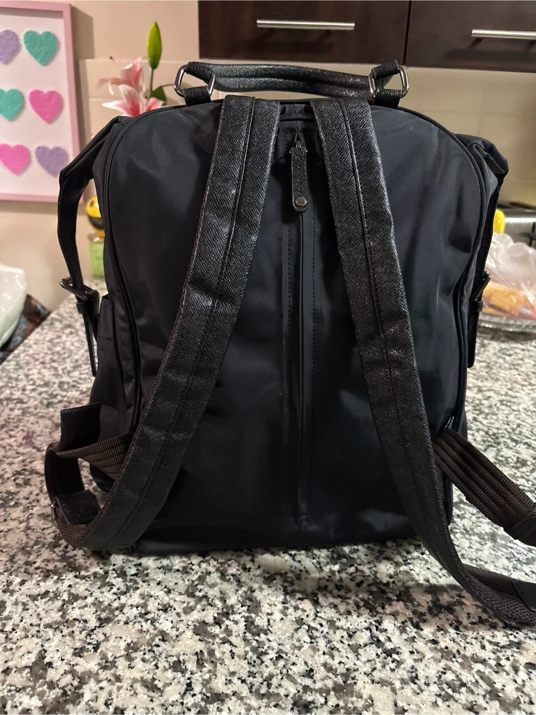 United Colors of Benetton Black bagpack - photo 2