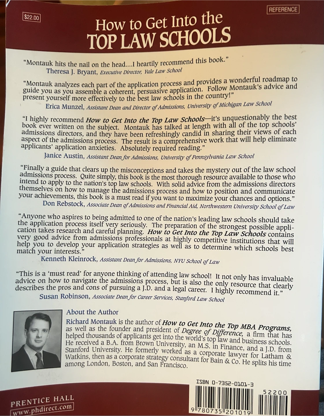 How to Get Into the Top Law Schools by Richard Montauk - photo 2