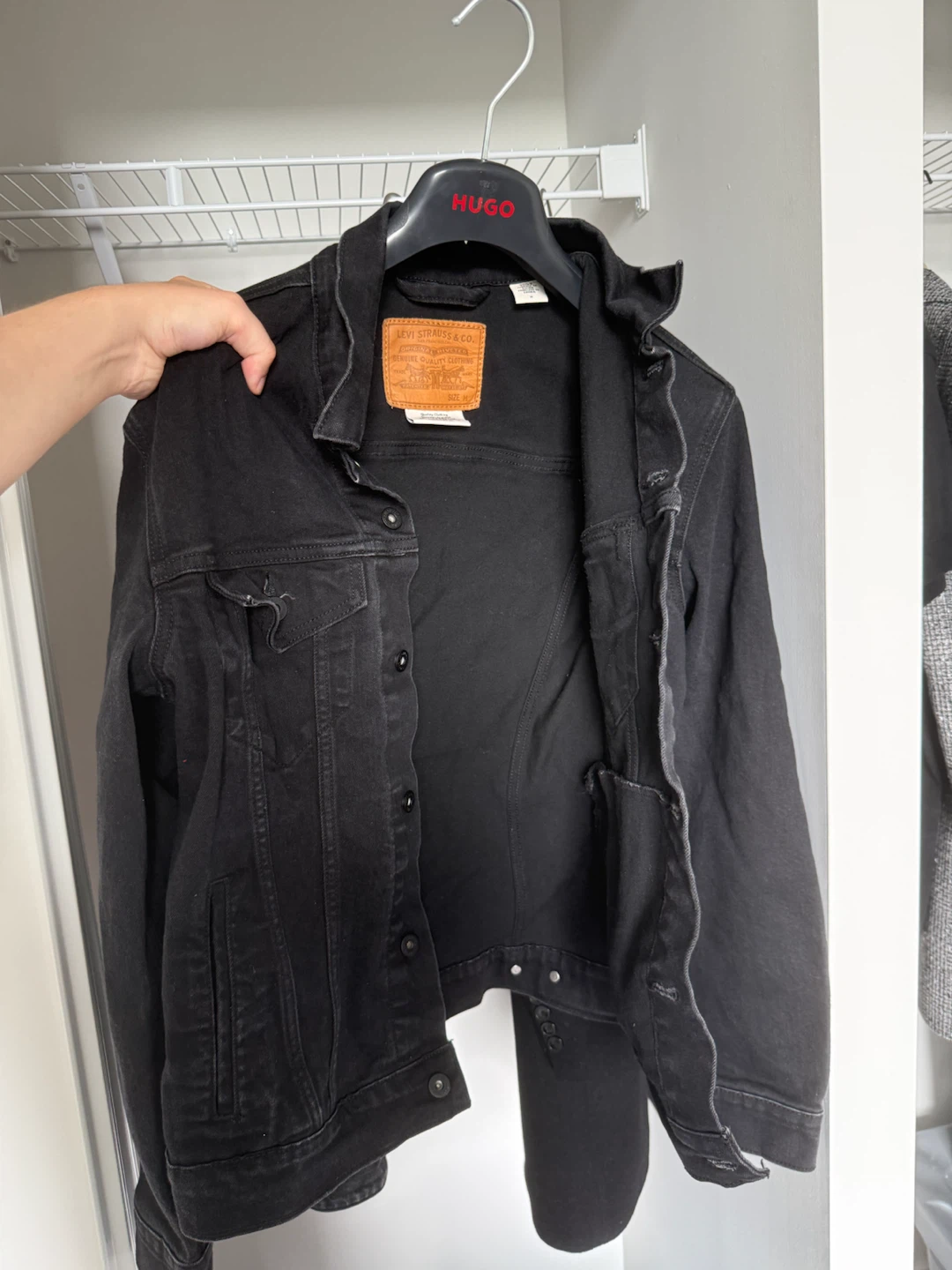 Levi’s Denim Jacket Black size M 120$ retail
