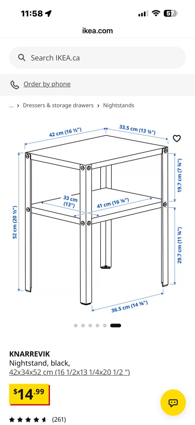IKEA KNARREVIK Nightstands, Set of 2 - photo 5