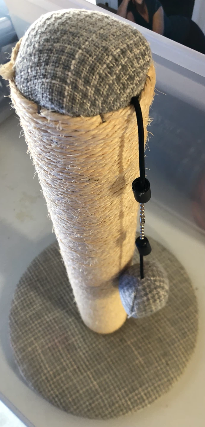 Cat Scratching Post with Toy - photo 2