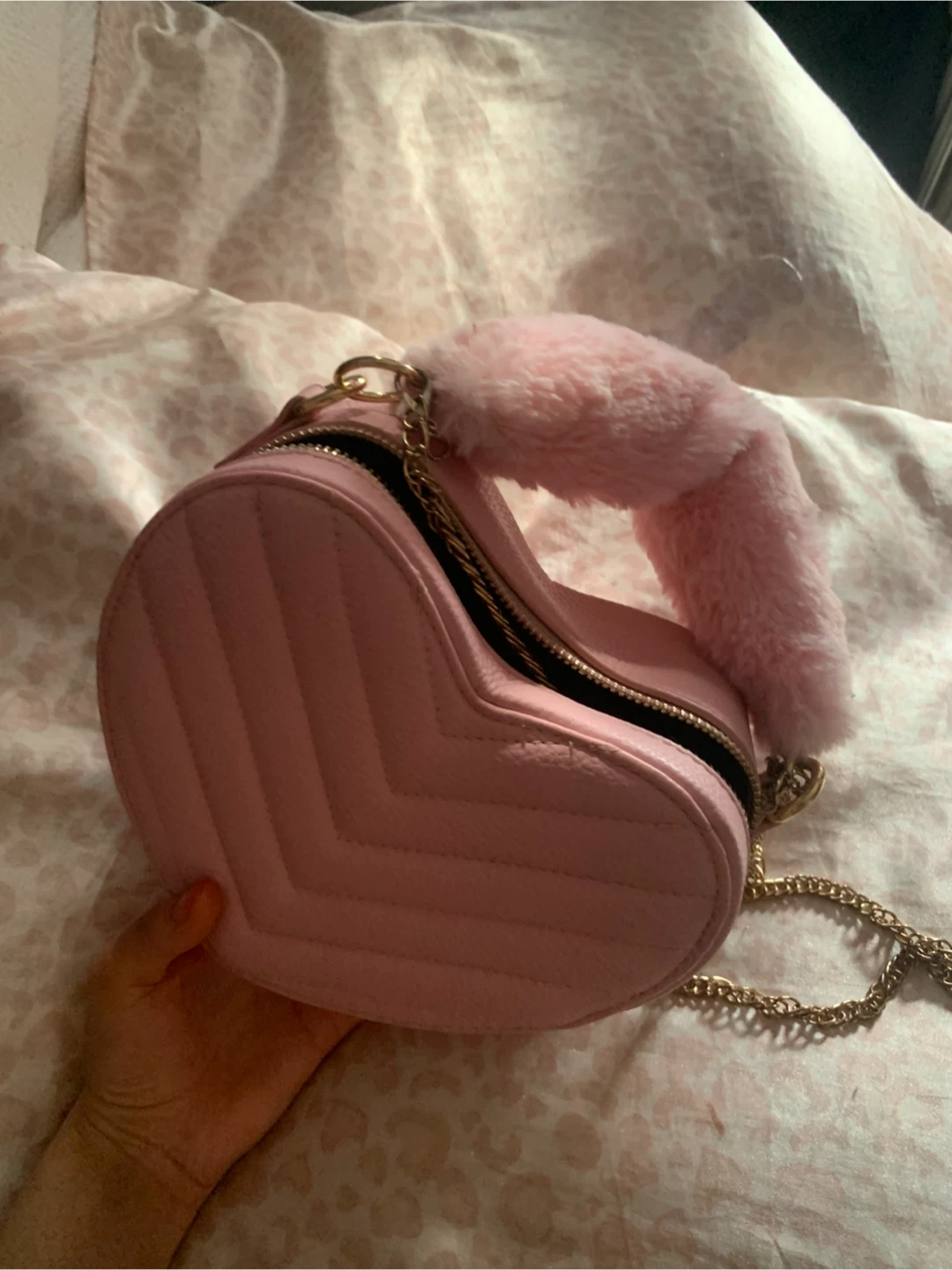 Claire's Pink Heart Bag