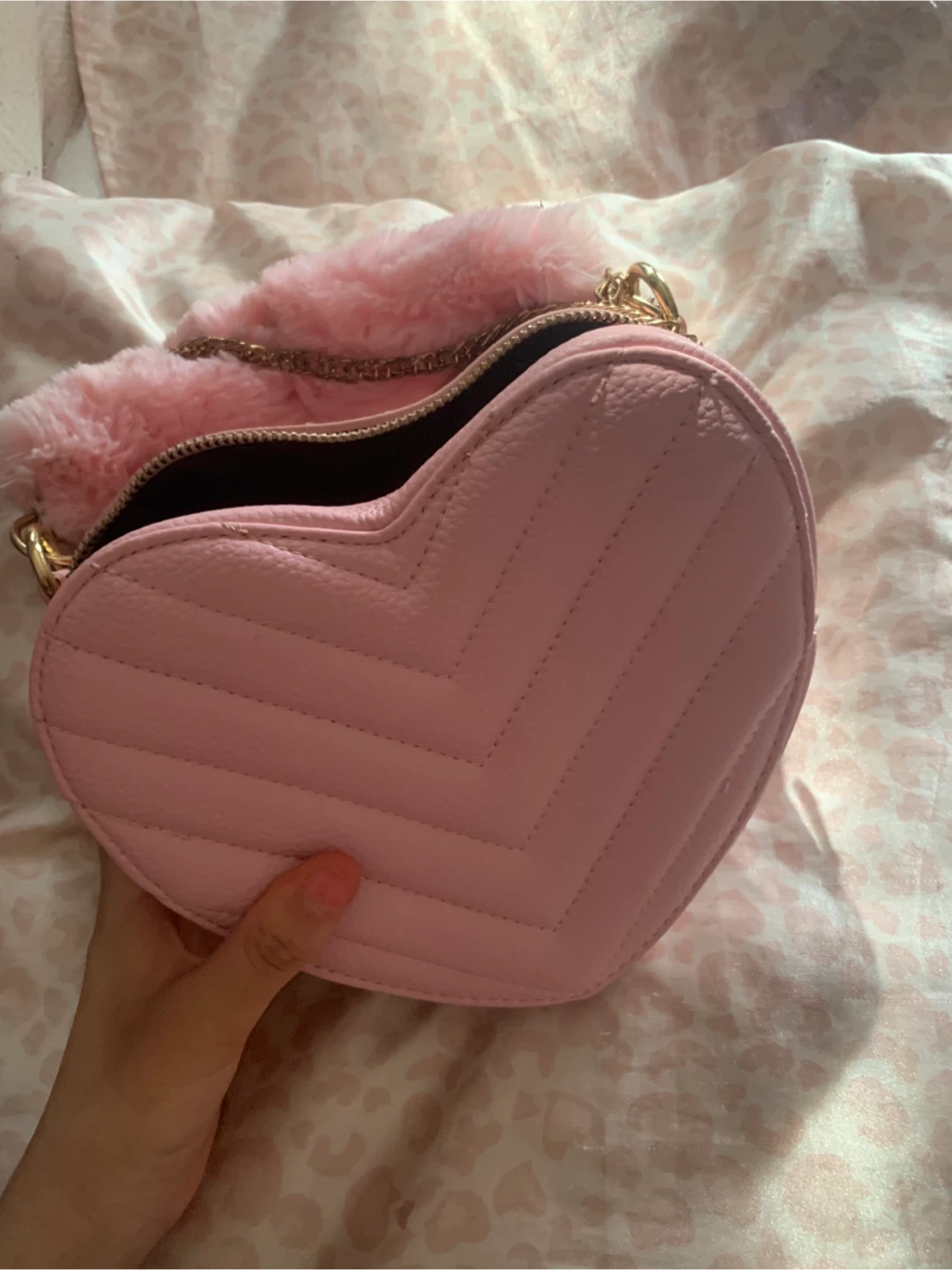 Claire's Pink Heart Bag - photo 3