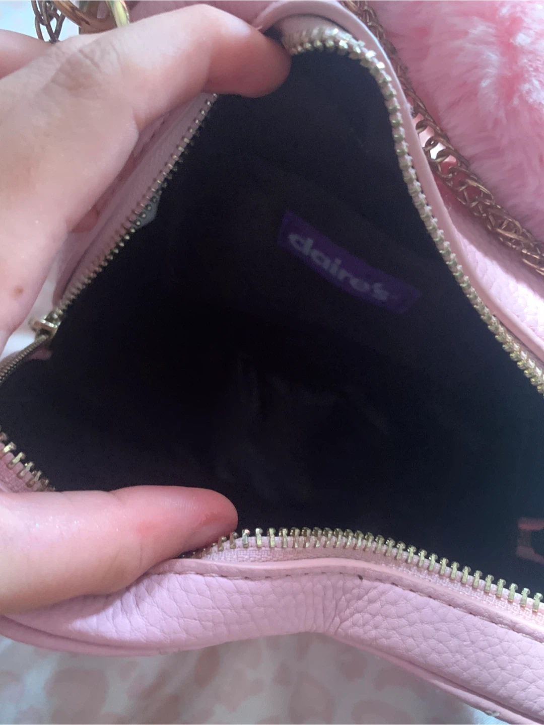 Claire's Pink Heart Bag - photo 4