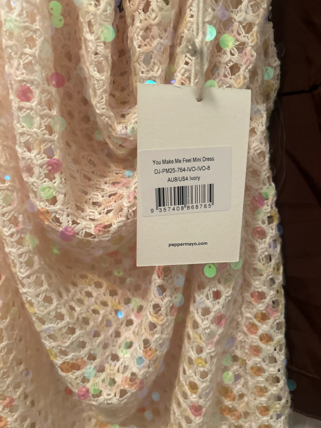 Peppermayo You Make Me Feel Mini Dress Ivory - photo 2
