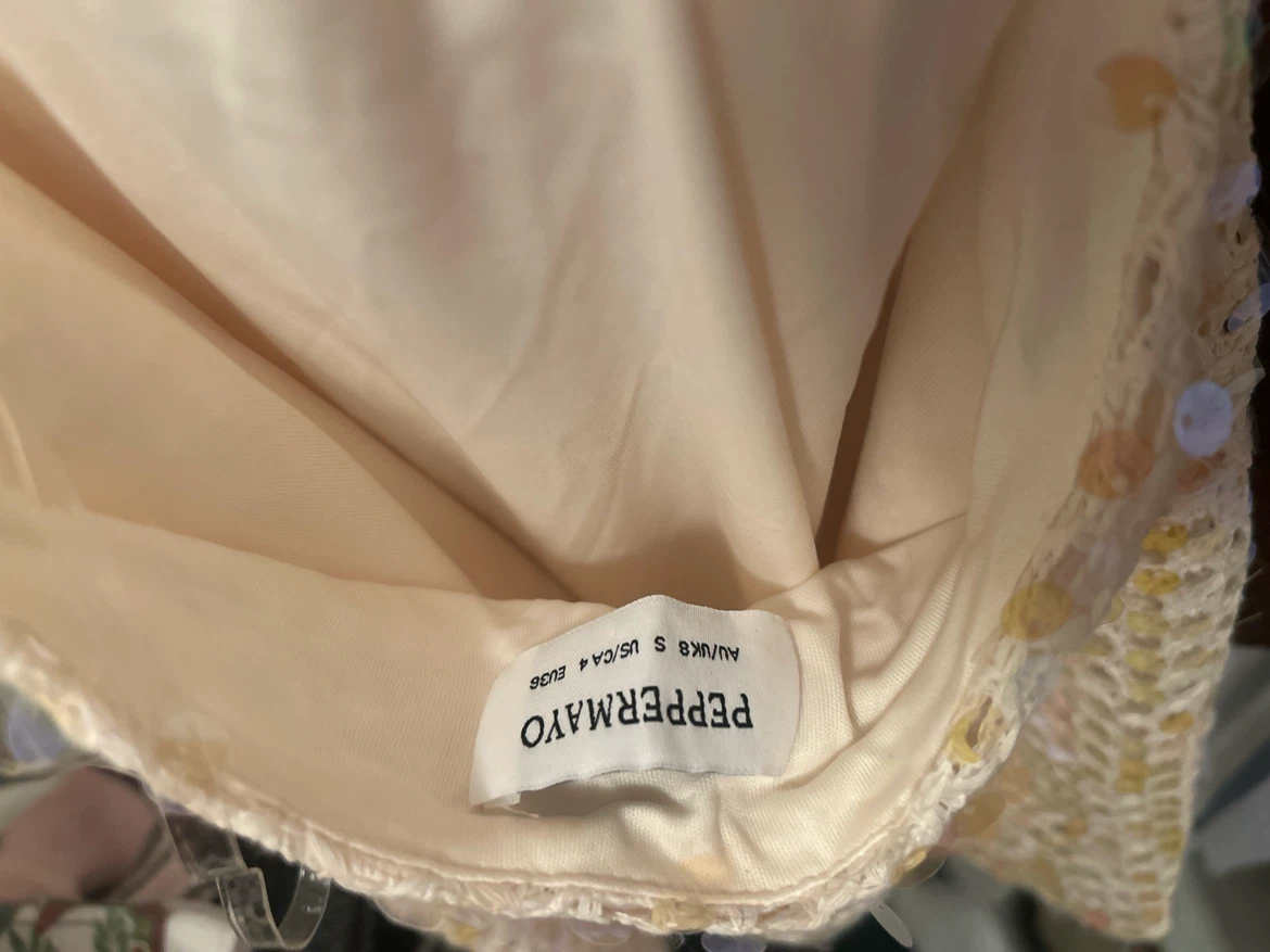 Peppermayo You Make Me Feel Mini Dress Ivory - photo 4
