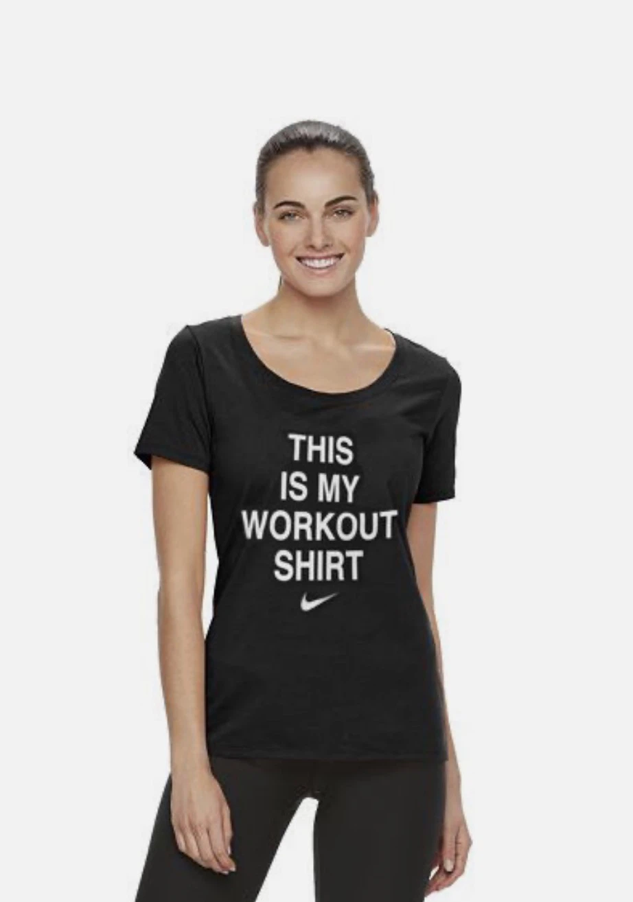 Nike Women's Black Workout T-Shirt