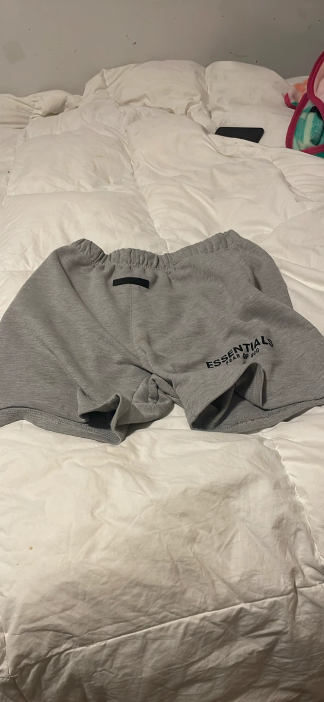 Fear of God Essentials Grey Shorts - photo 4
