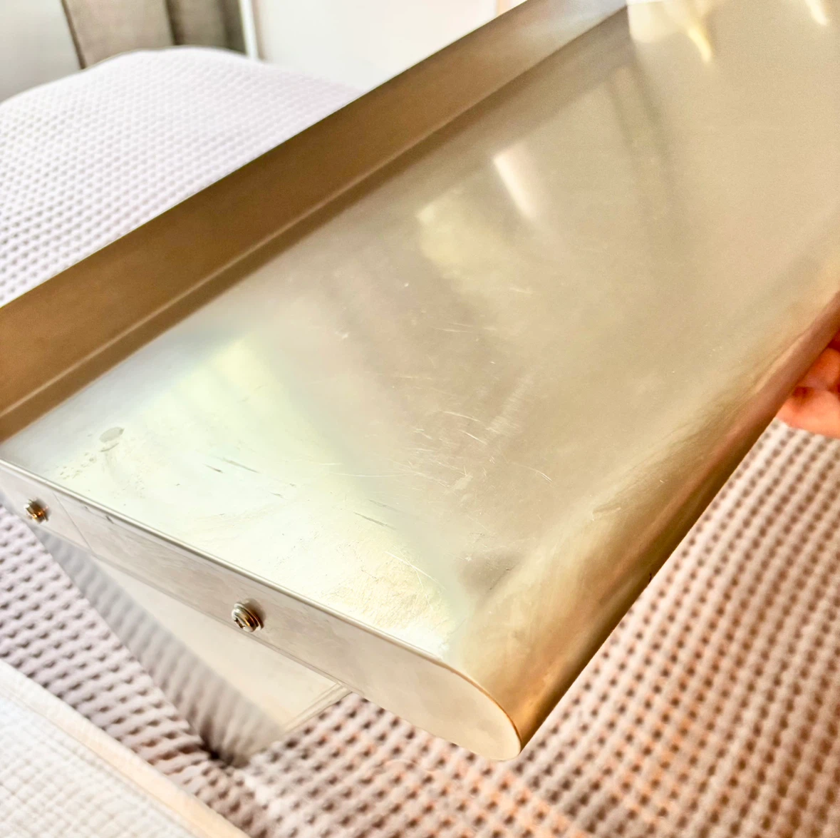 Stainless Steel Wall-Mounted Shelf