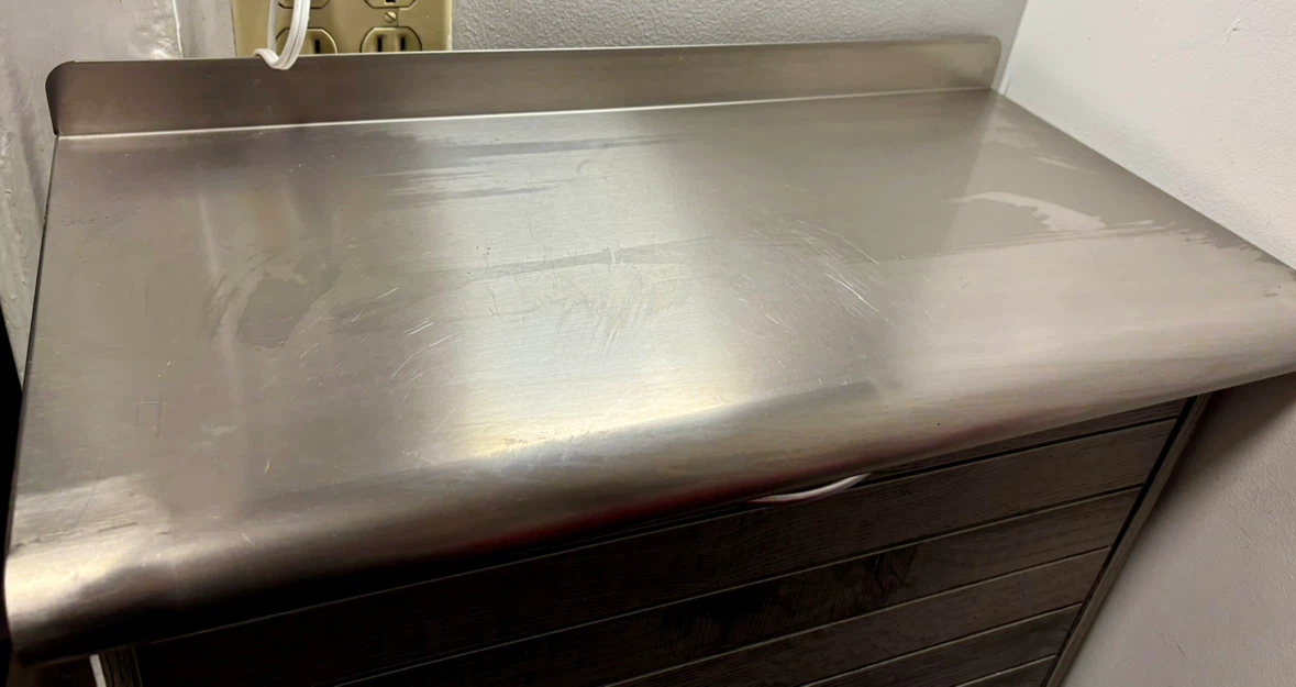 Stainless Steel Wall-Mounted Shelf - photo 5